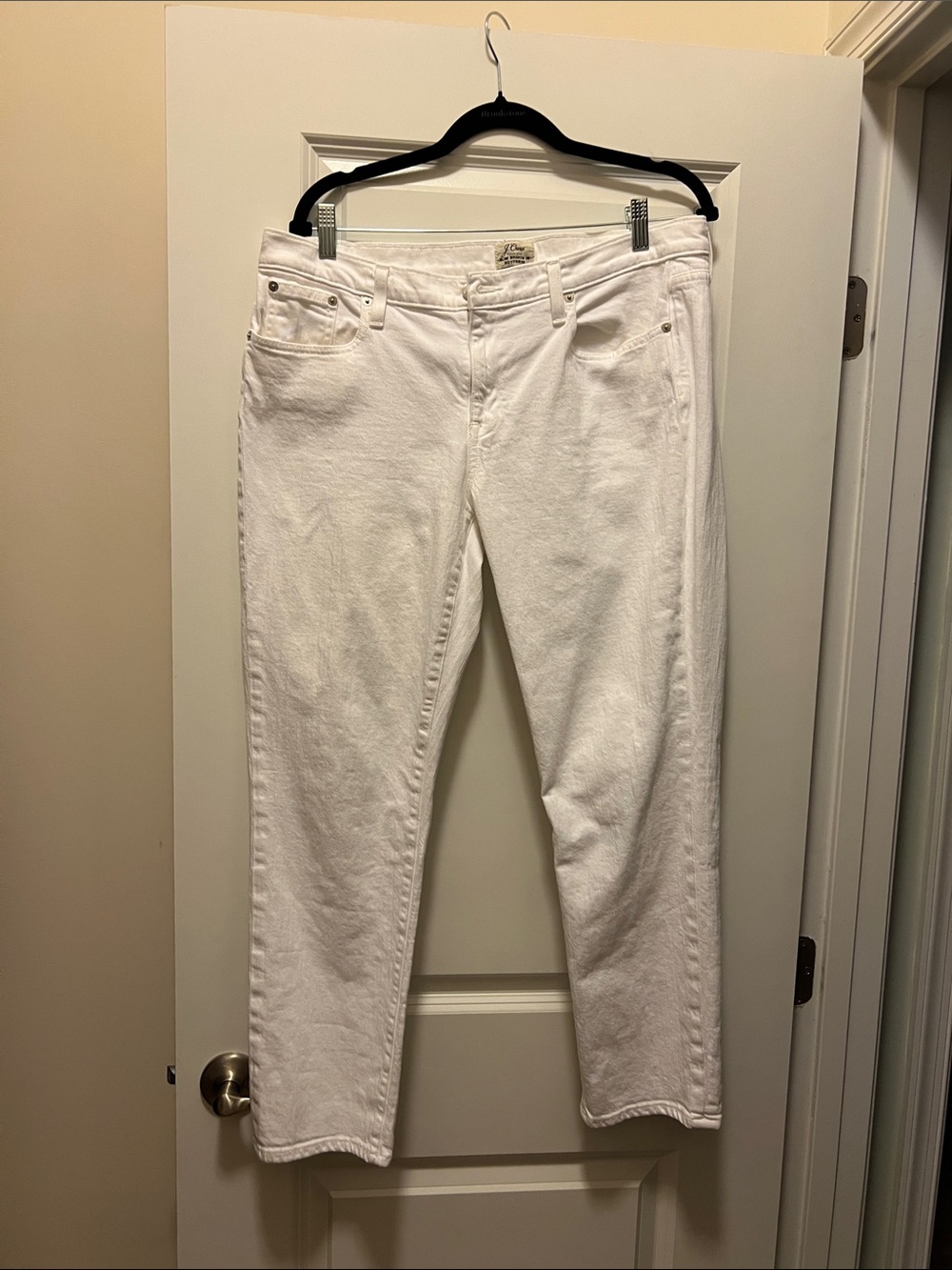 J. Crew Sz 31 White Slim Broken in …boyfriend jean